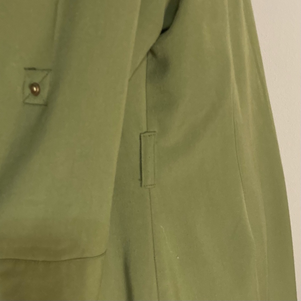 Sharagano Olive Green SHIRTDRESS - Picture 6 of 8